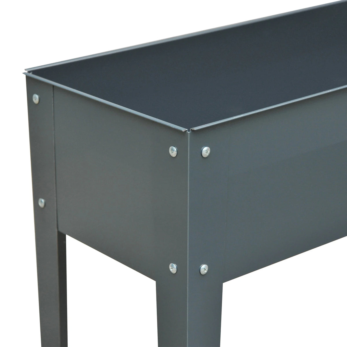 Outsunny Elevated Garden Planter Box For Vegetables And Herbs