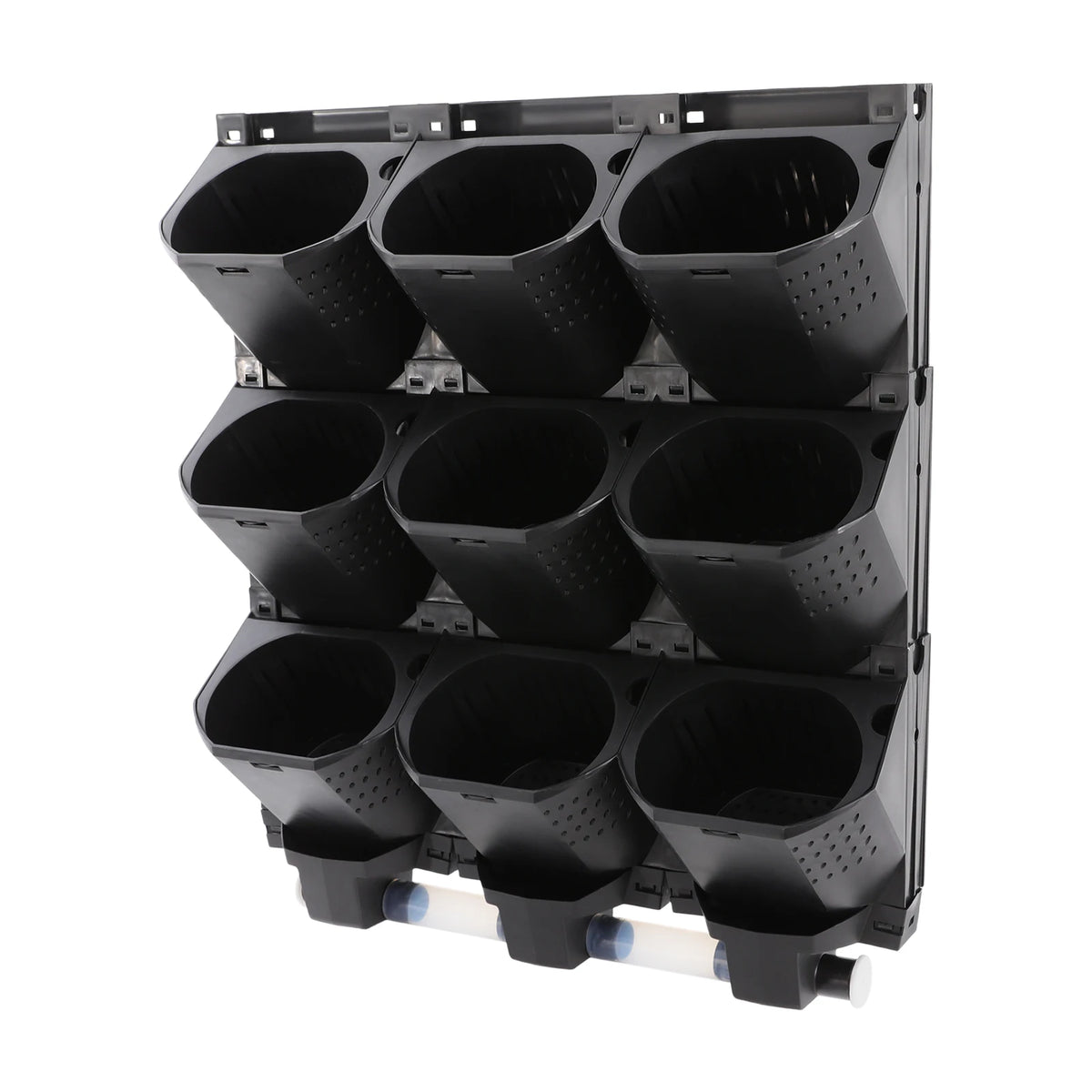 Modular Vertical Wall Planter With Drainage For Home Gardens