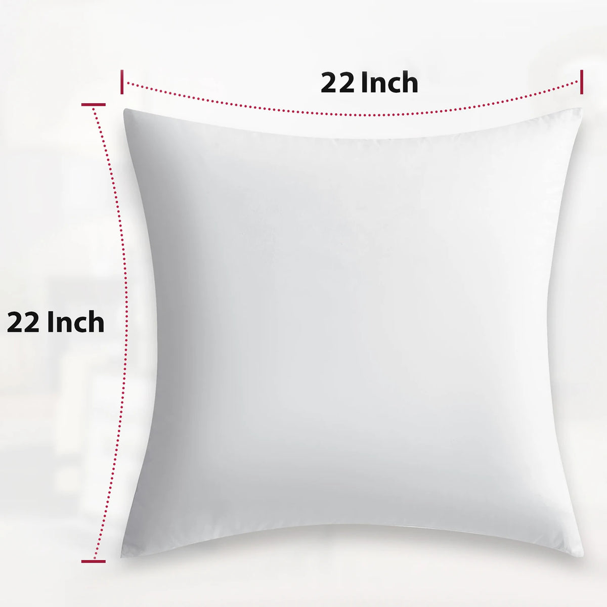 LDC Lux Decor Collection Pillow Inserts Set of 4 Cushions