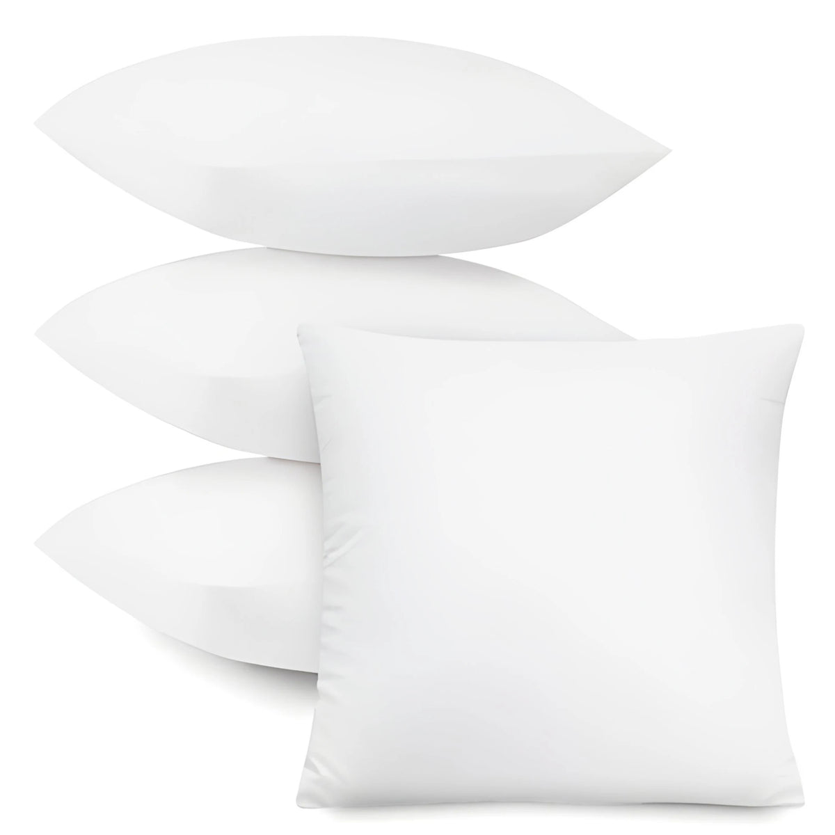 LDC Lux Decor Collection Pillow Inserts Set of 4 Cushions