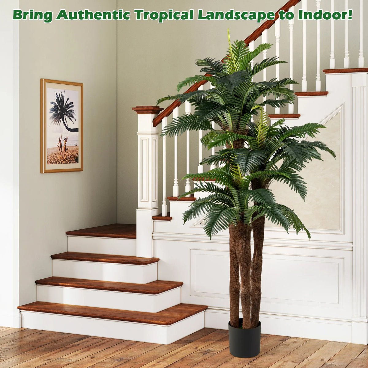 Lifezeal Artificial Palm Tree For Indoor Home Decoration