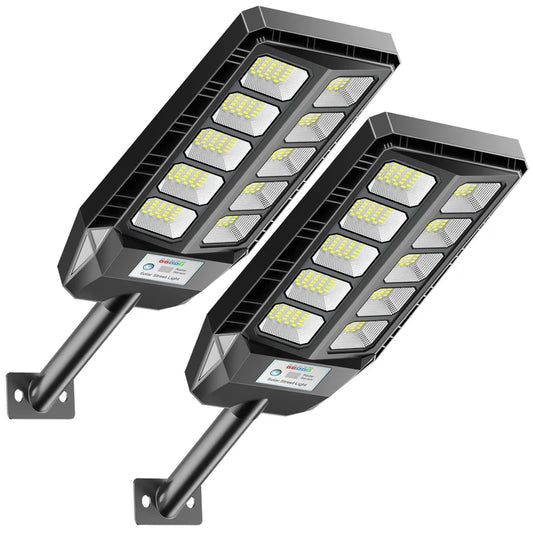 Solar Led Outdoor Street Light With Motion Sensor Remote Control