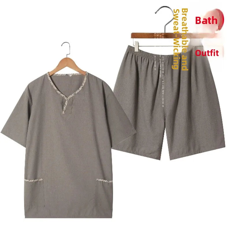 Massage Bathrobe for Home Spa and Post Massage Comfort
