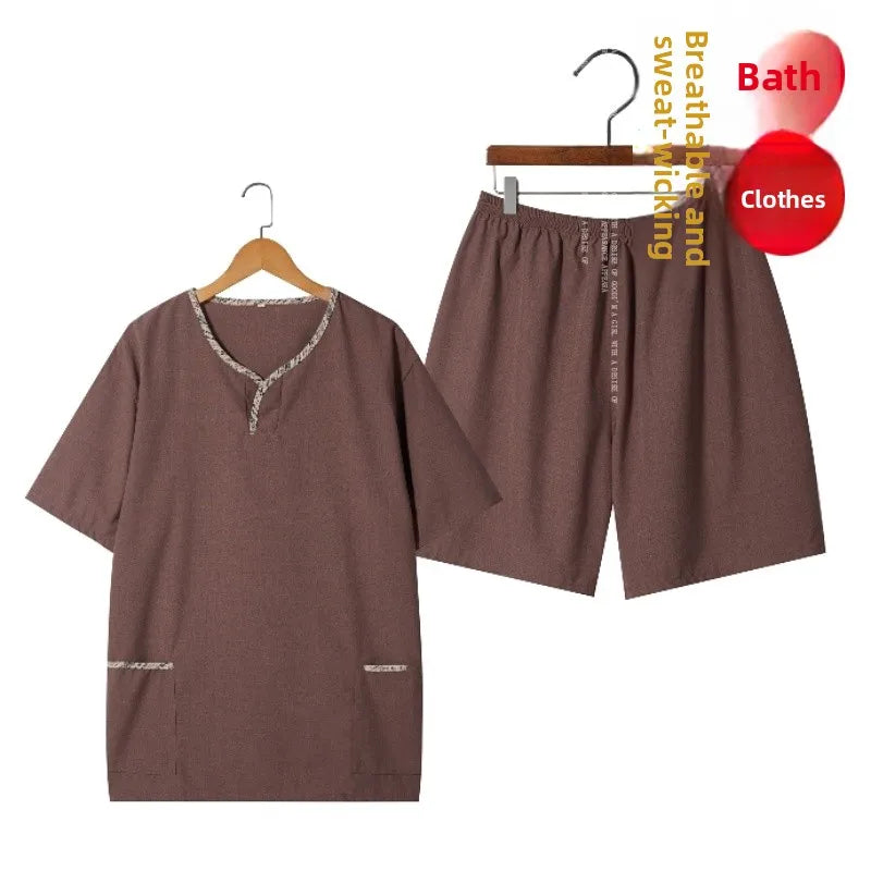 Massage Bathrobe for Home Spa and Post Massage Comfort