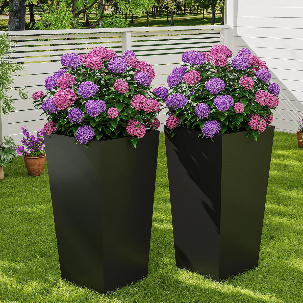HiMISS Self Watering Planter For Indoor And Outdoor Use