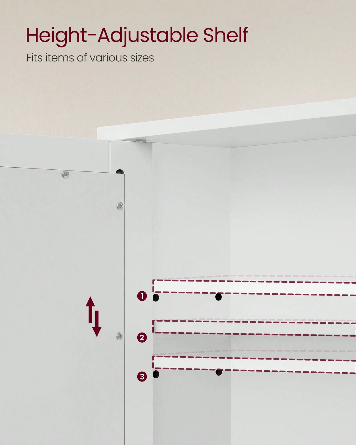 Wood Wall Mount Bathroom Cabinet With Mirror And Storage