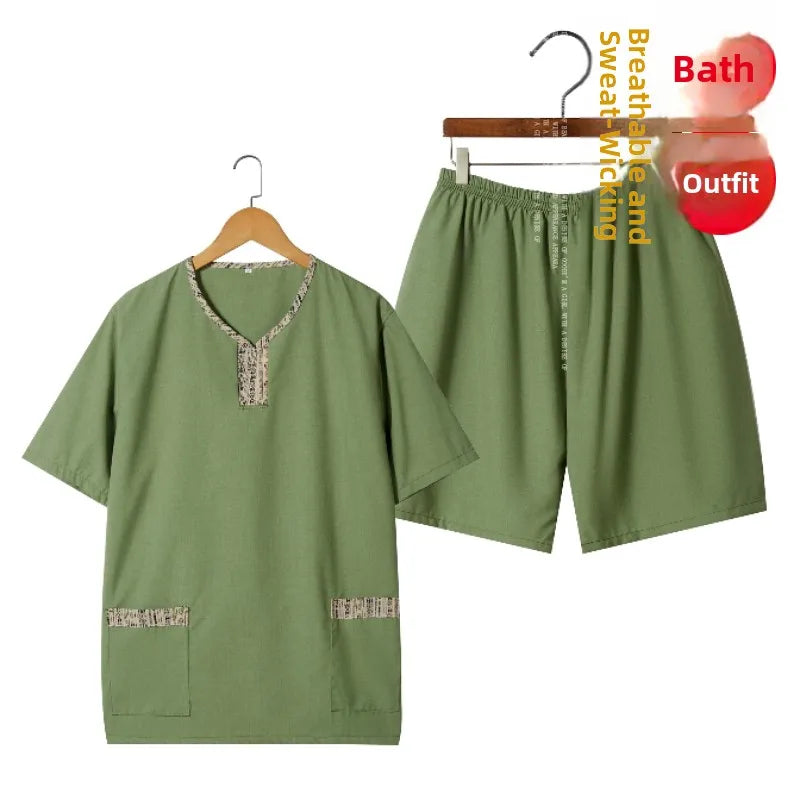 Massage Bathrobe for Home Spa and Post Massage Comfort