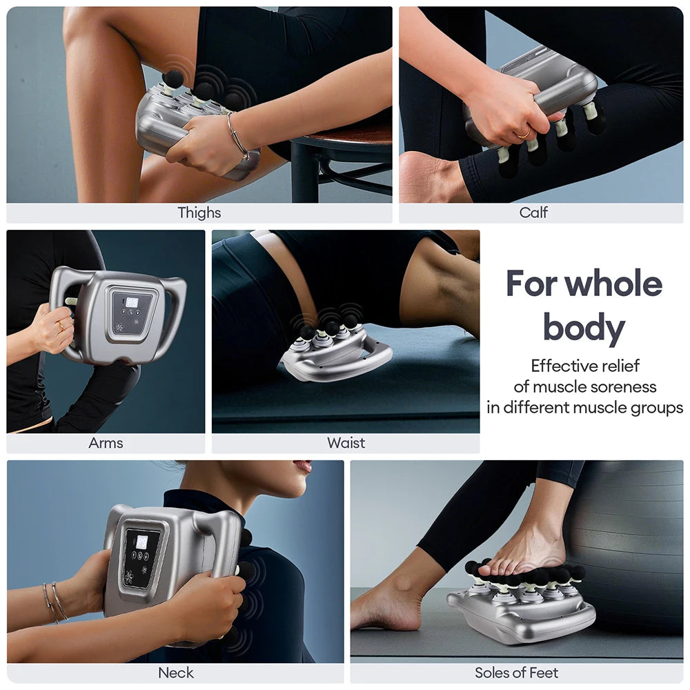 Foreverlily 24 Head Fascia Massage Gun For Full Body Recovery
