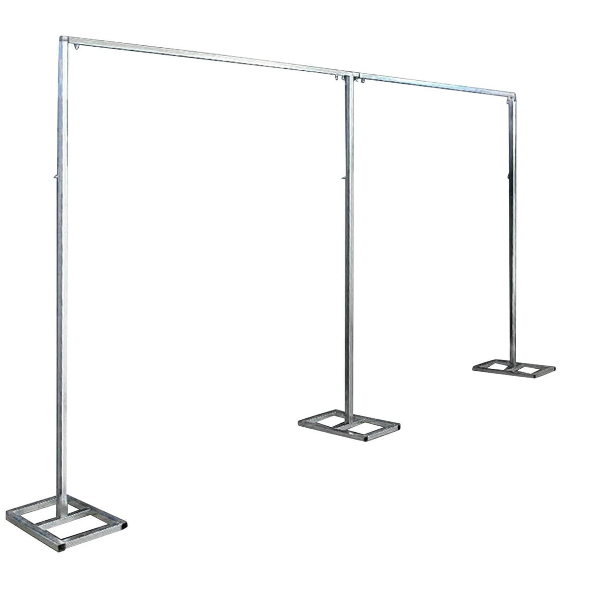 3x6m/10x20ft Metal Wedding Arch Stand,Heavy Duty Photography Backdrop Curtain Frame Balloon Flower Decoration Rack Plant Support