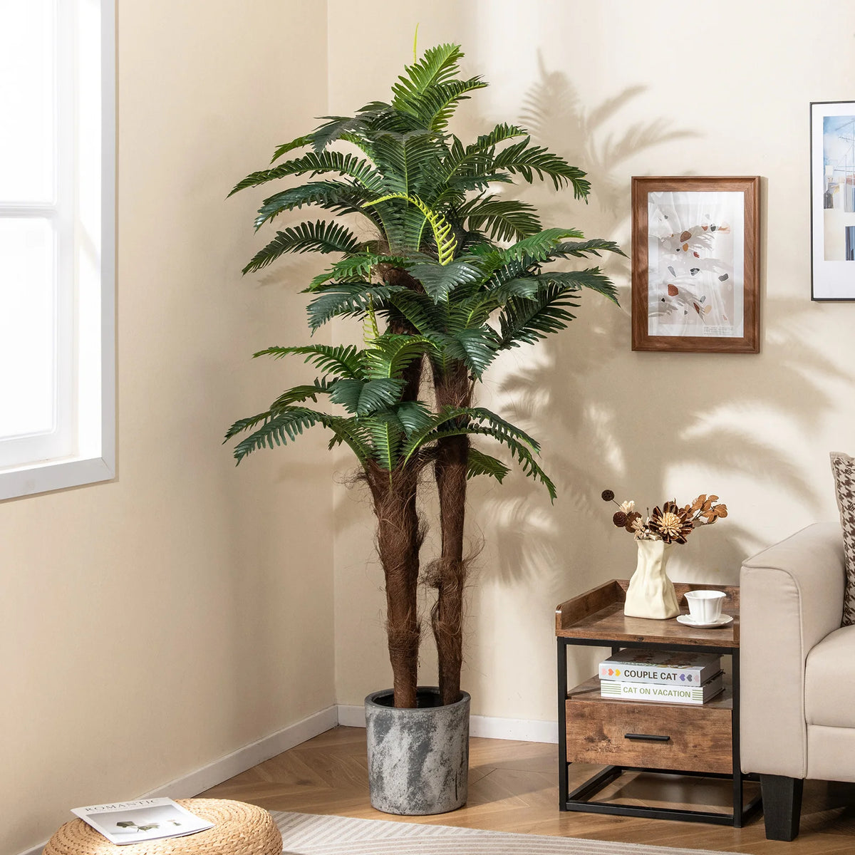 Lifezeal Artificial Palm Tree For Indoor Home Decoration